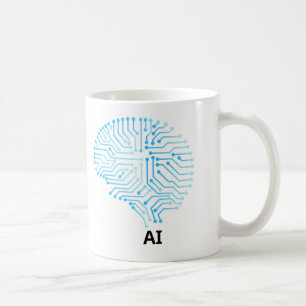 AI-Kaffee-Tasse - Zukunftsorientiertes, technisch Kaffeetasse