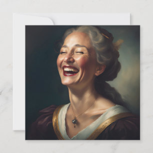 AI Laughing Feiertagskarte