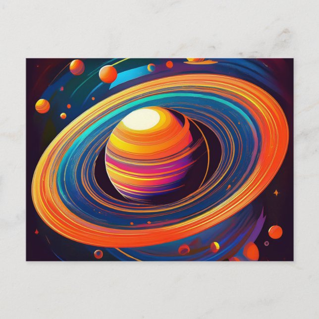 AI-Planet Postkarte (Vorderseite)