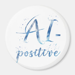 AI-positive Textart Magnet