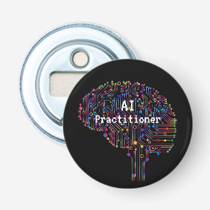 AI Practitioner für künstliche Intelligenz Tech Flaschenöffner