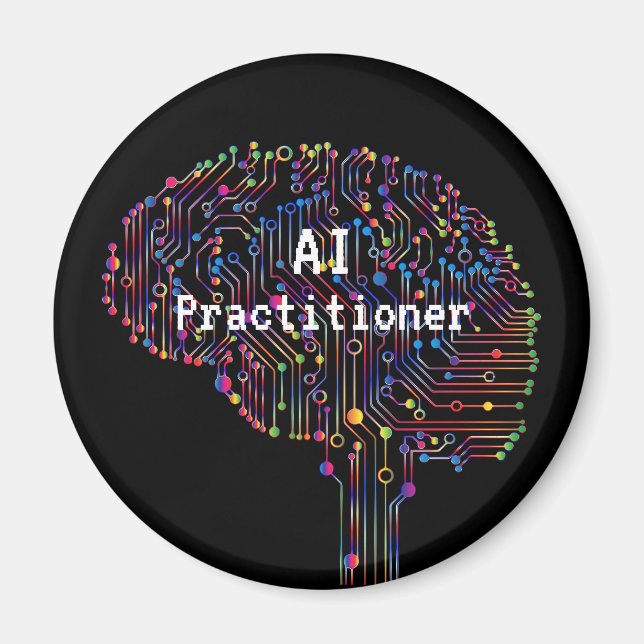 AI Practitioner für künstliche Intelligenz Tech Magnet (Vorne)