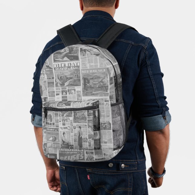AI Press - Volume 01a, No.01 Bedruckter Rucksack (Insitu (Modell))