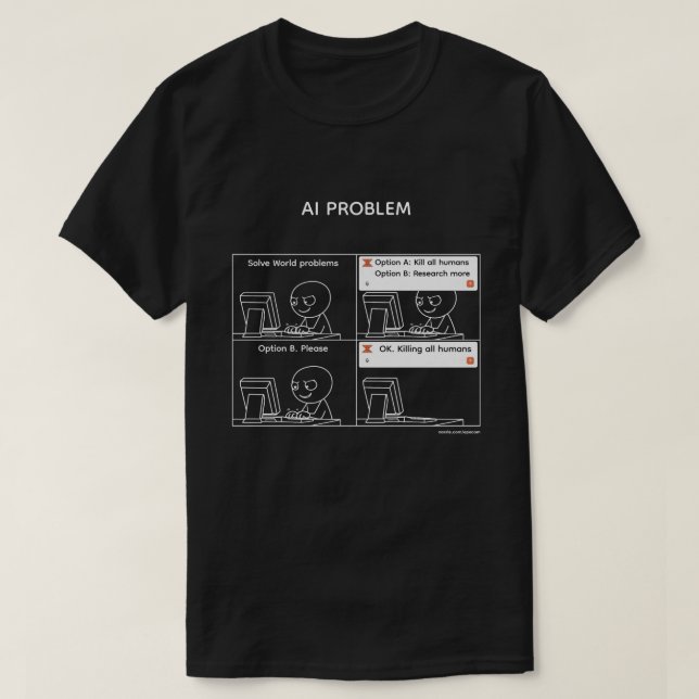 AI-Problem v.2 T-Shirt (Design vorne)