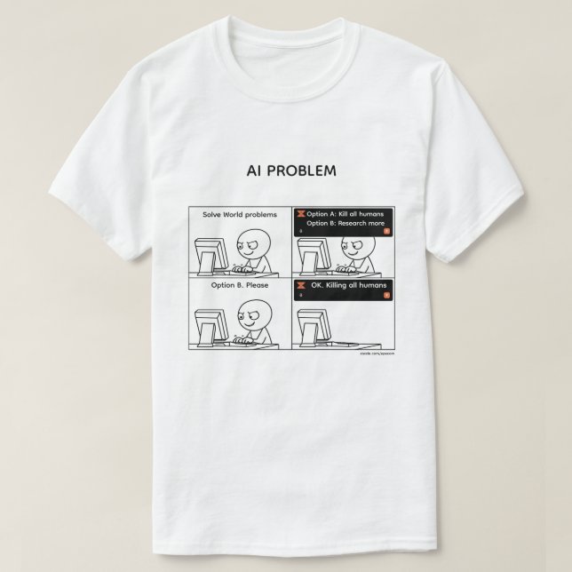 AI-Problem v.2 T-Shirt (Design vorne)