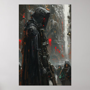 AI Quintessenzieller Warhammer 40k Hervorhebung 40 Poster