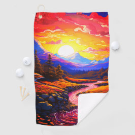 Ai Scenery Golfhandtuch