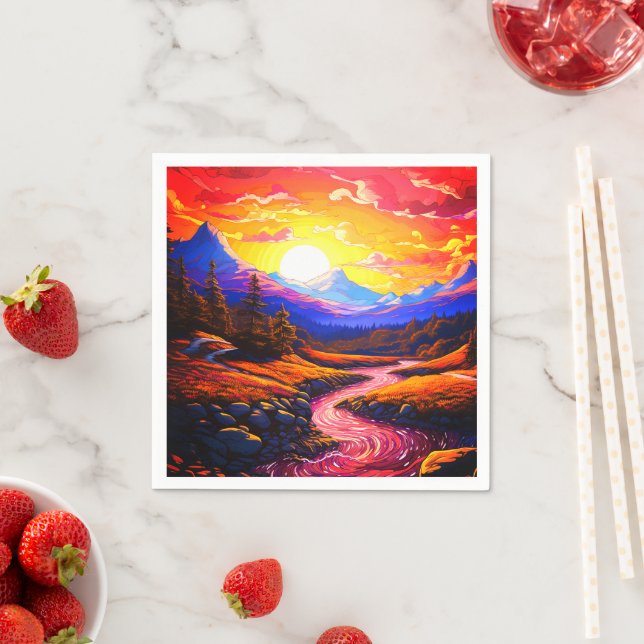 Ai Scenery Serviette (Beispiel)