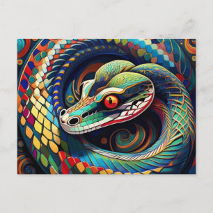 AI Snake Postkarte