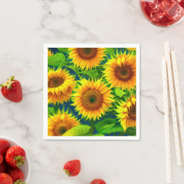 Ai Sunflowers Serviette