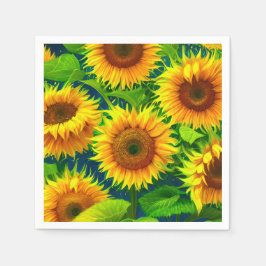 Ai Sunflowers Serviette