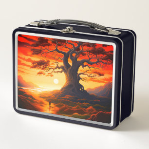 Ai Sunset Metall Brotdose