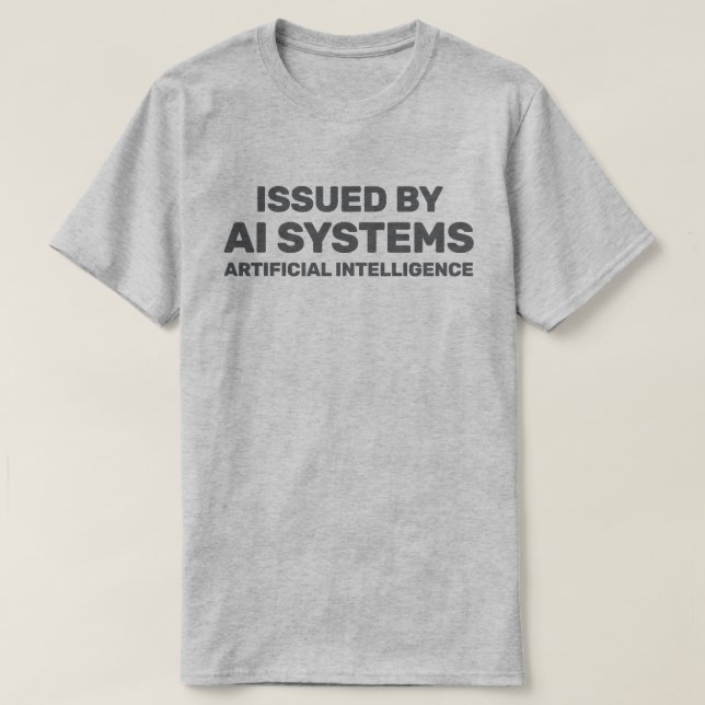 AI Systems™ T-Shirt (Design vorne)