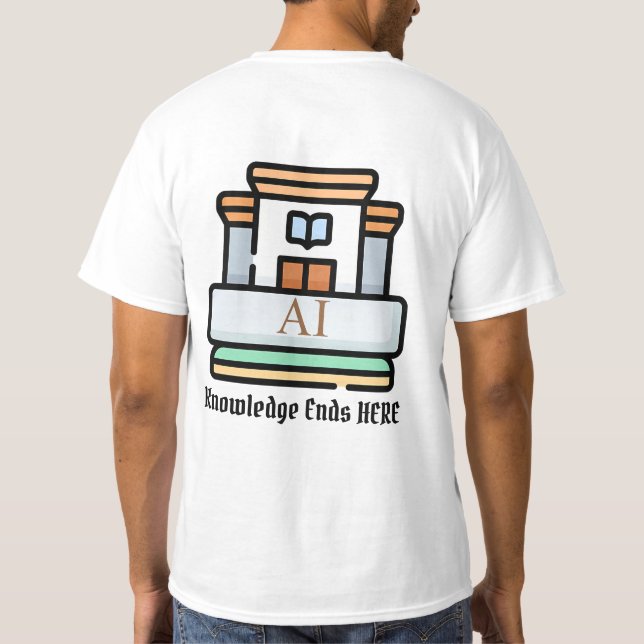 AI-T - Shirt für das Neue Zeitalter (Rückseite)