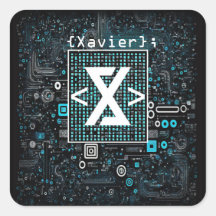 Ai - Technologie - Coding Monogram - Xavier