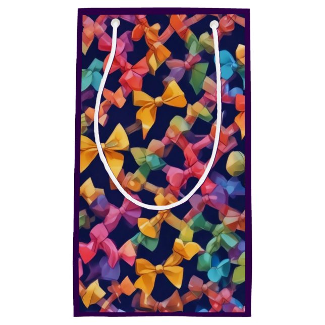 AI Tied Bows Geschenktasche Kleine Geschenktüte (Vorderseite)