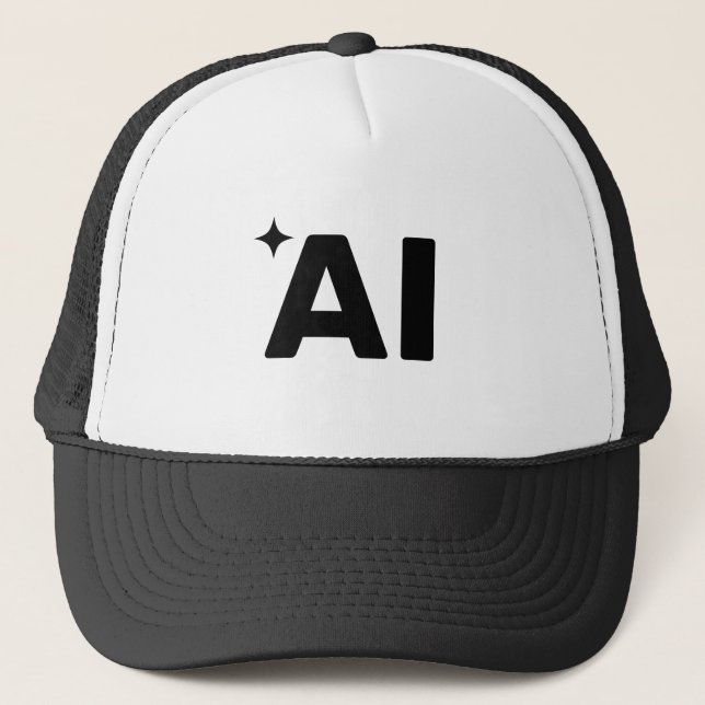 AI Trucker-Mütze Truckerkappe (Vorderseite)
