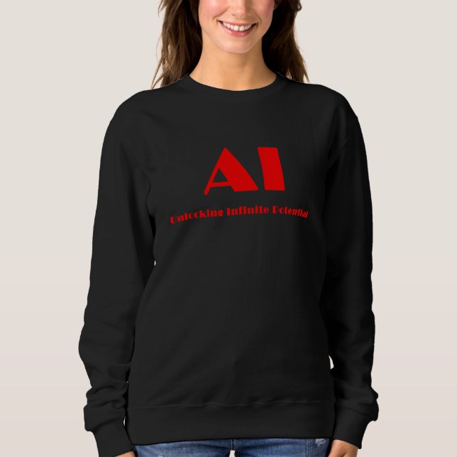 AI Unlocking Infinite Potential_8 Sweatshirt (Vorderseite)