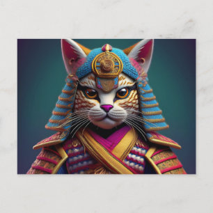 AI Yarn Cat Postkarte