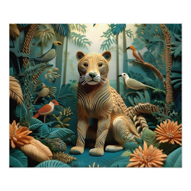 AI Yarn Jungle Fotodruck (Vorne)