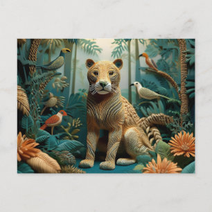 AI Yarn Jungle Postkarte