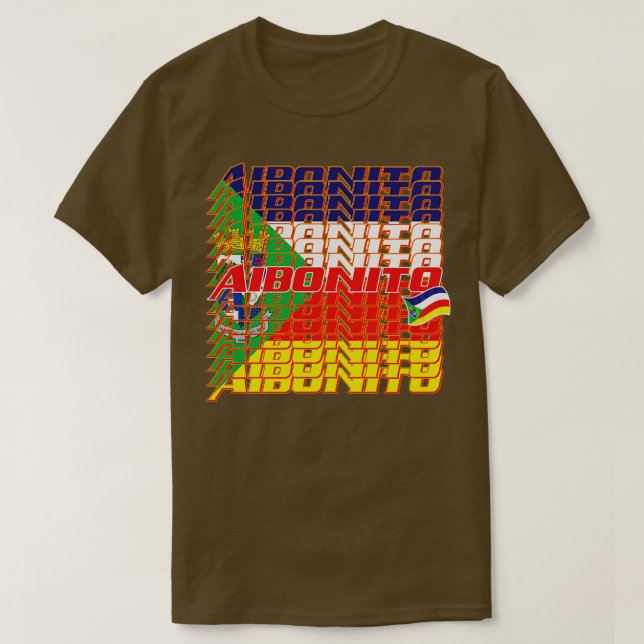 Aibonito-Kaskade-Text T-Shirt (Design vorne)