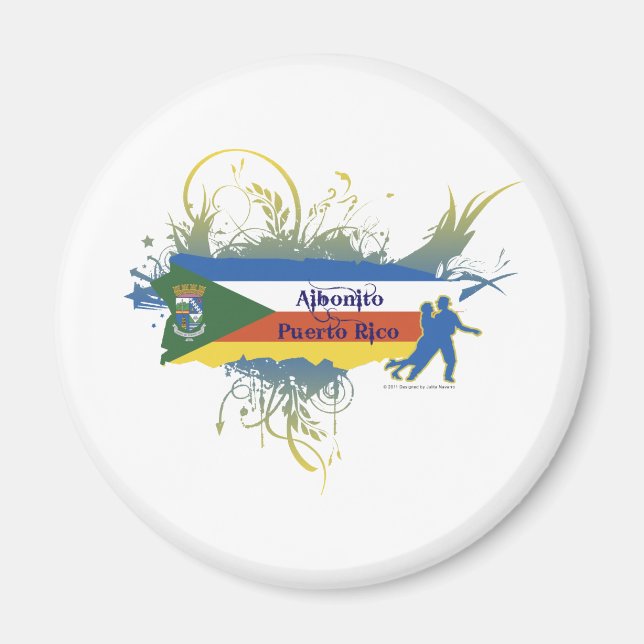 Aibonito - Puerto Rico Magnet (Vorne)