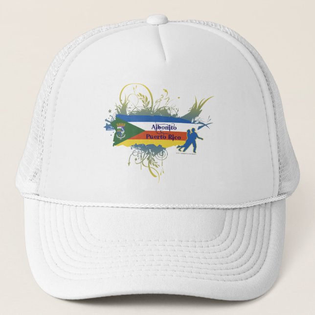 Aibonito - Puerto Rico Truckerkappe (Vorderseite)