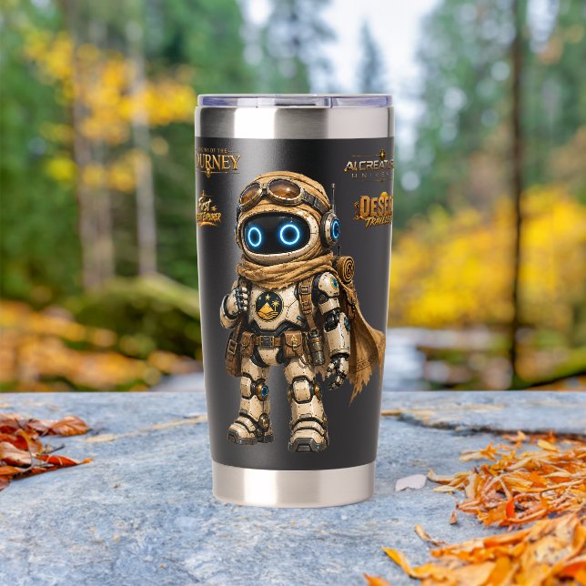 AIC Wüstenreisender Roboter Explorer Thermobecher (Außenbereich (gedreht))