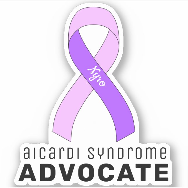 Aicardi-Syndrom Advocate Vinyl Sticker (Vorderseite)