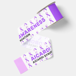 Aicardi-Syndrom-Bewusstseins-Muster-Schleife Ripsband