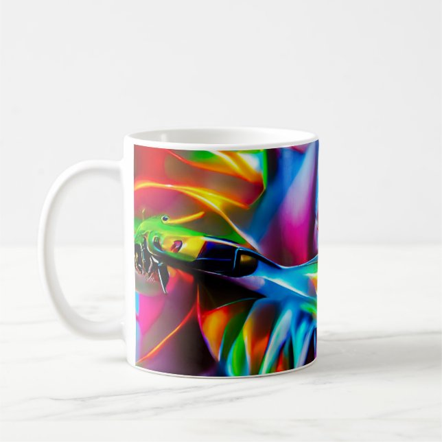 Aichmophobie: Vivid Surreal Art Kaffeetasse (Links)