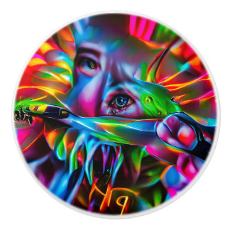 Aichmophobie: Vivid Surreal Art Keramikknauf