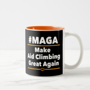Aid-Klettern wieder groß machen Zweifarbige Tasse