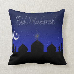 Aïd Moubarak - Coussin de salutation islamique