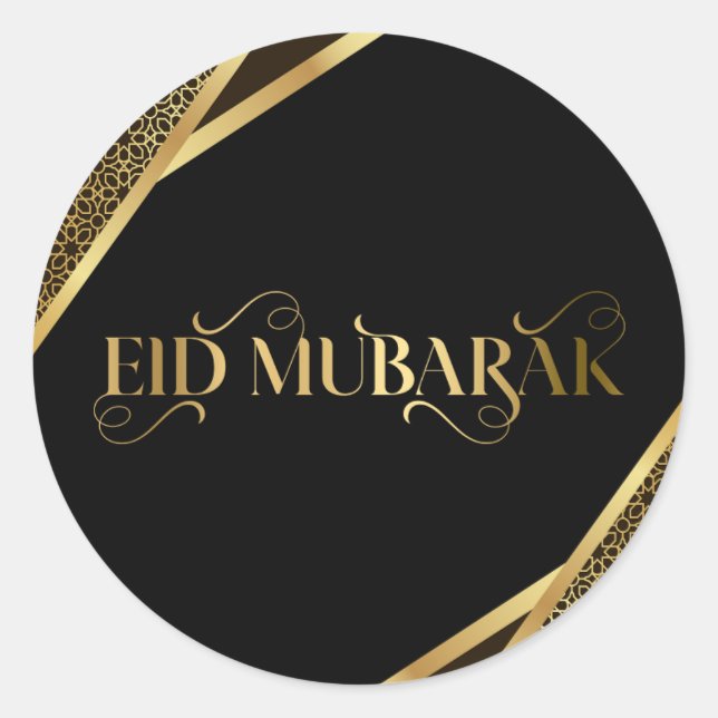 Aïd moubarak, Sticker classique de certains musulm (Devant)