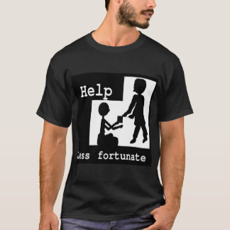 Aide ; ess Fortunate sur T-shirt noir pour Homme