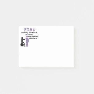 Aide physique-thérapeute Notes post-it