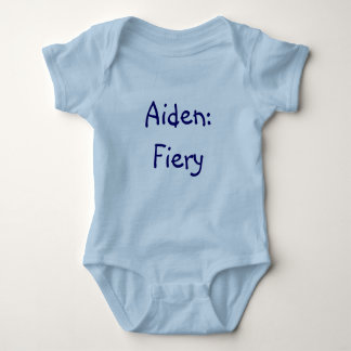 Aiden Baby Name Bedeutung Bodysuit Baby Strampler