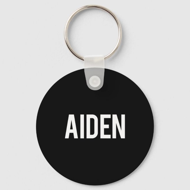 Aiden - Cool New Funny Name Fan Gift Tee  Schlüsselanhänger (Vorderseite)