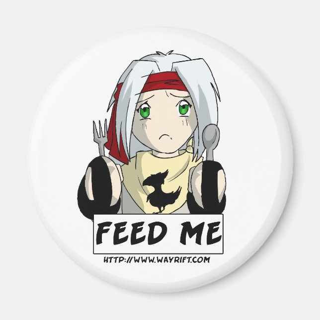Aiden "Füttre Me" Magnet (Vorne)