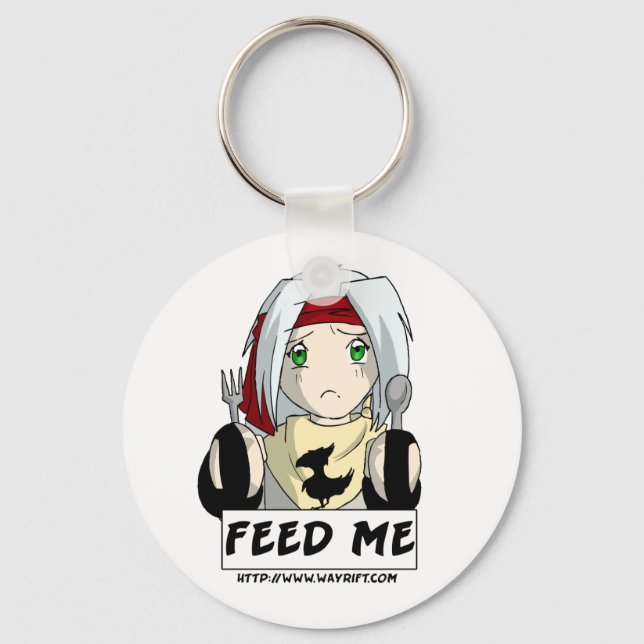 Aiden "Füttre Me" Schlüsselanhänger (Vorderseite)