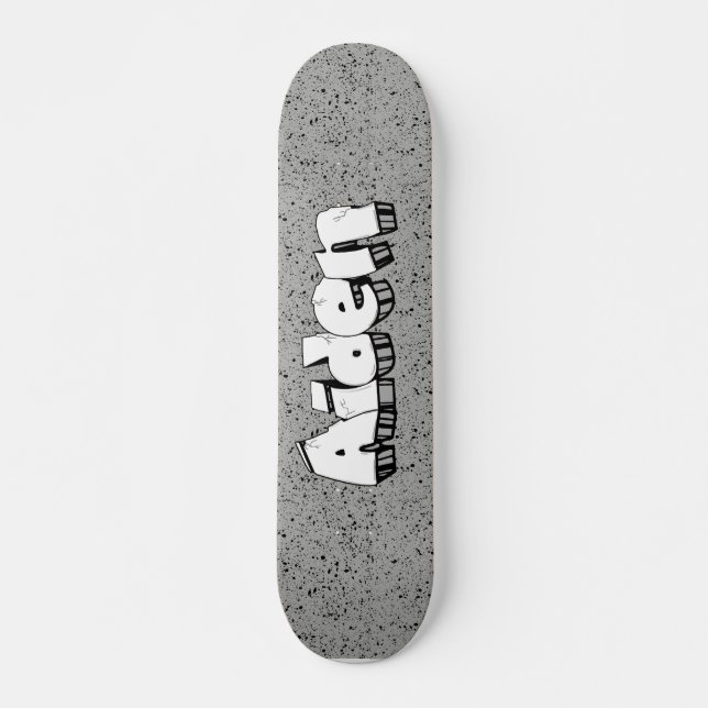 Aiden Graffiti personnalisé Cool skateboard person (Devant)