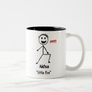 Aiden Namensbedeutung Zweifarbige Tasse