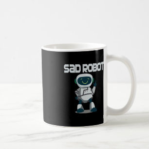 Aidenacesarmee Kampf gegen Krebs traurigen Roboter Kaffeetasse