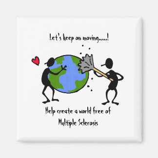 Aidez à libérer le monde de MS - aimant