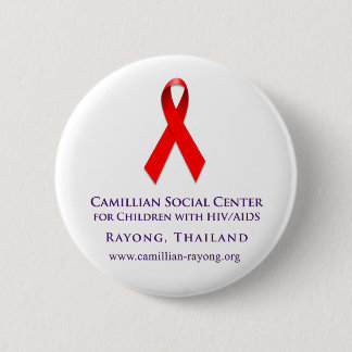 AIDS Band (Knopf) Button