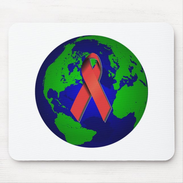AIDS Bewusstsein für alle Mousepad (Vorne)