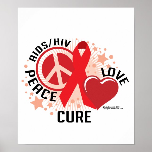 AIDS/HIV - Liebe Poster (Vorne)