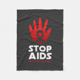 Aids stoppen fleecedecke